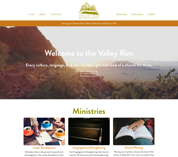 Valley Rim SBA Homepage
